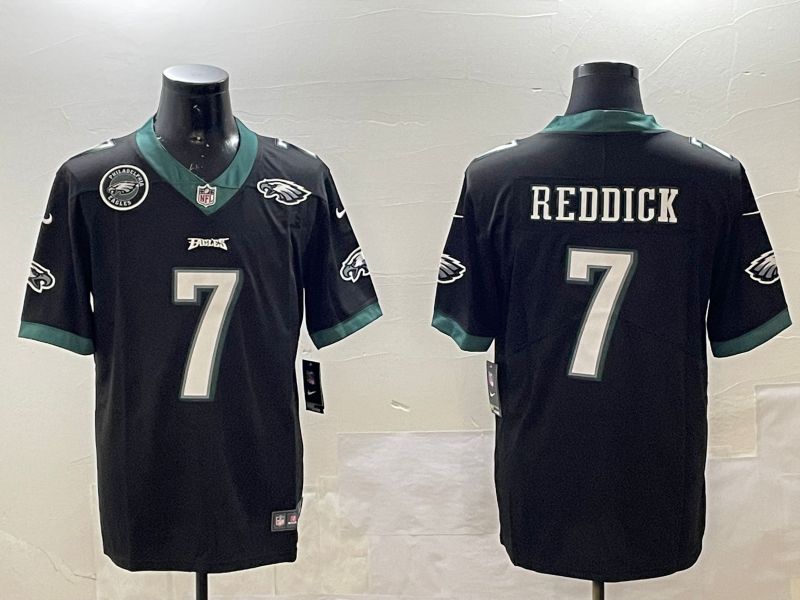 Men Philadelphia Eagles #7 Reddick Black 2025 Nike Vapor Limited NFL Jersey style 5->philadelphia eagles->NFL Jersey